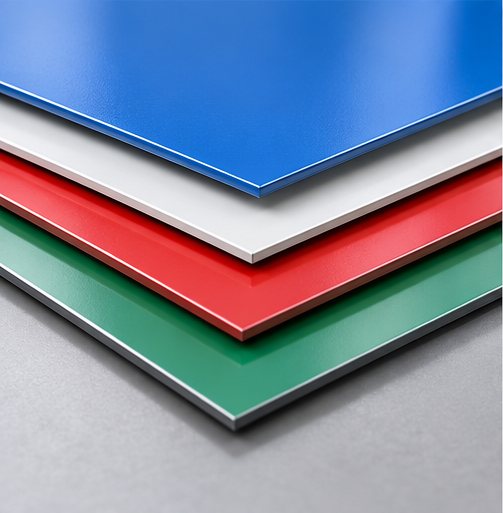 Colour coated metal sheets